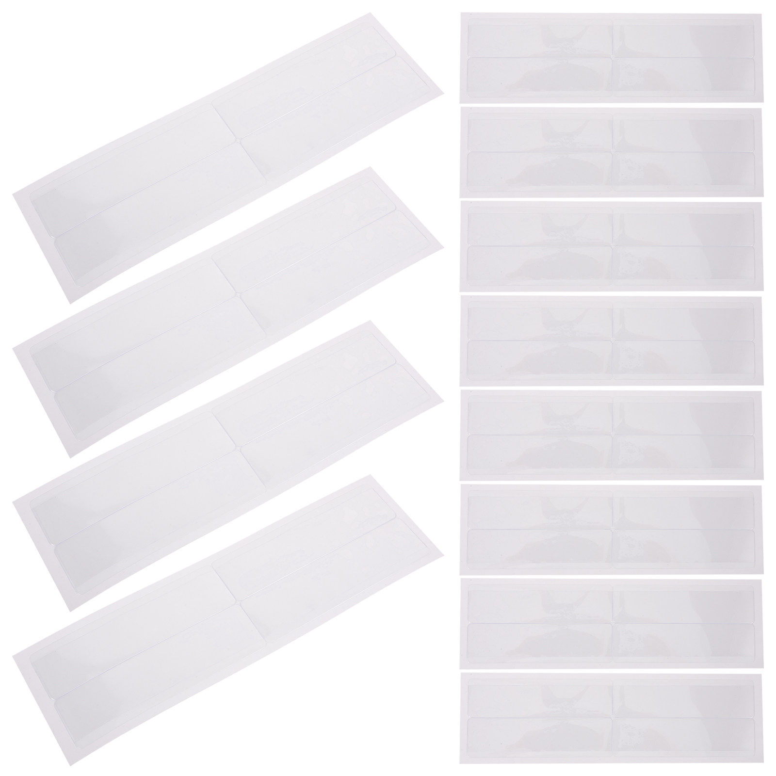 Index Card Holder - 1 Set di Portaetichette Adesivi, Bustine