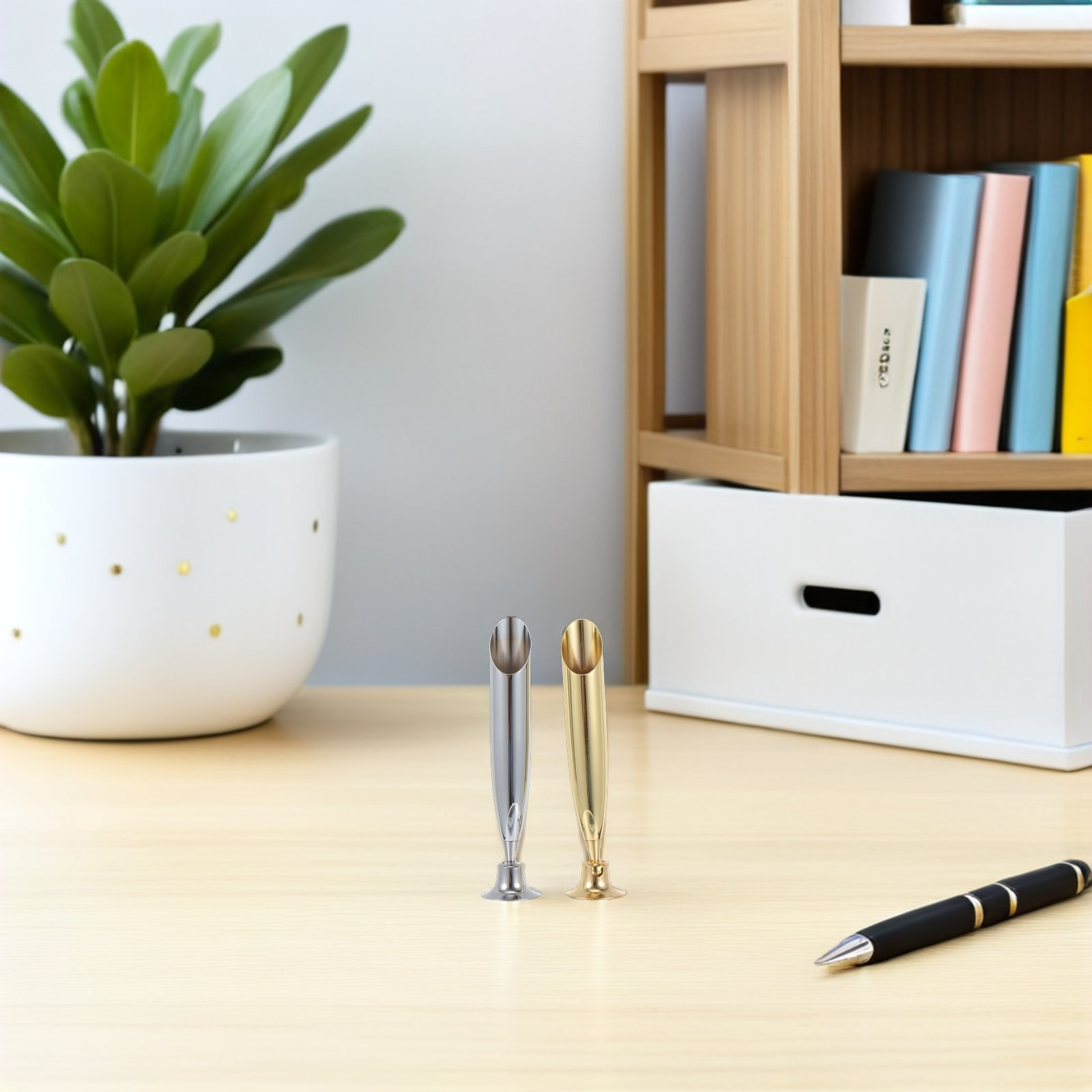 Pen Rest Single - 3 Pezzi Portapenne in Acciaio Inox,