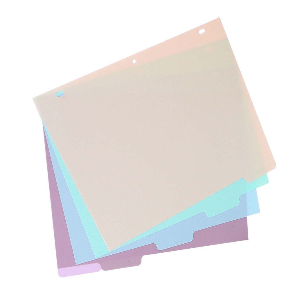 Tab Divider A4 - 1 Set di Divisori in Plastica