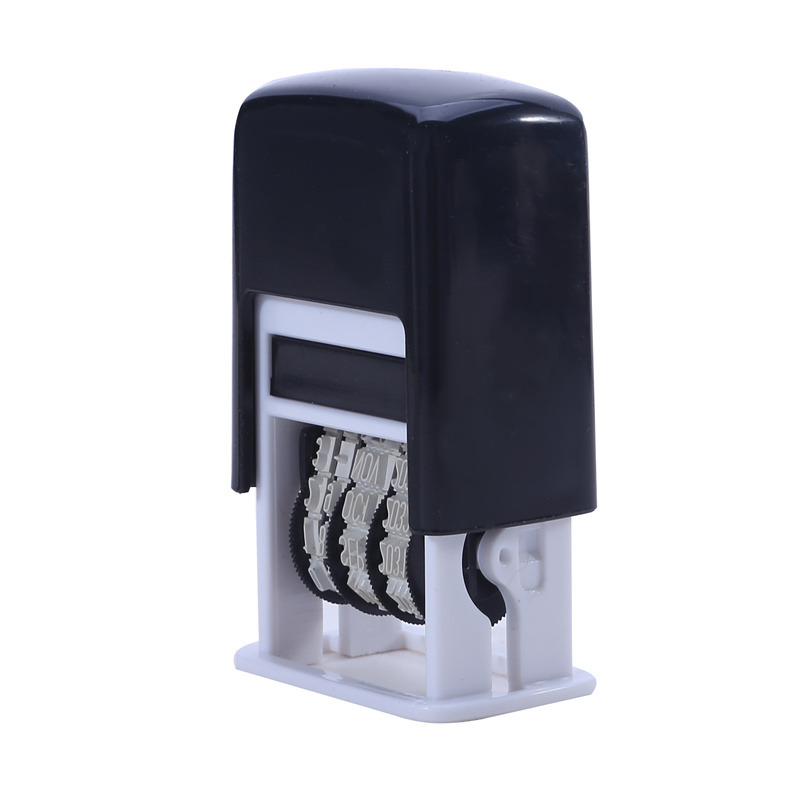 Rubber Date Stamp - Timbro per data con maniglia fai-da-te