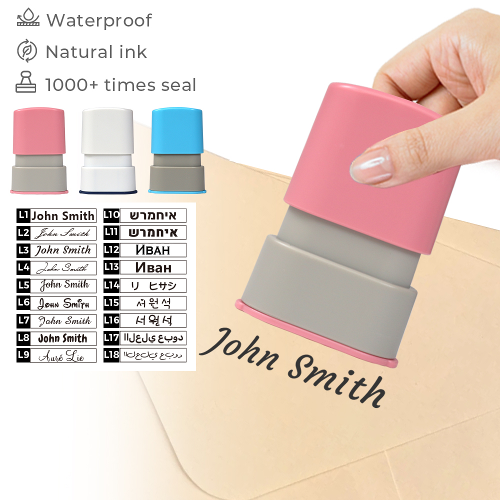Rubber Date Stamp - Timbro Personalizzato per Studenti, Resistente allo