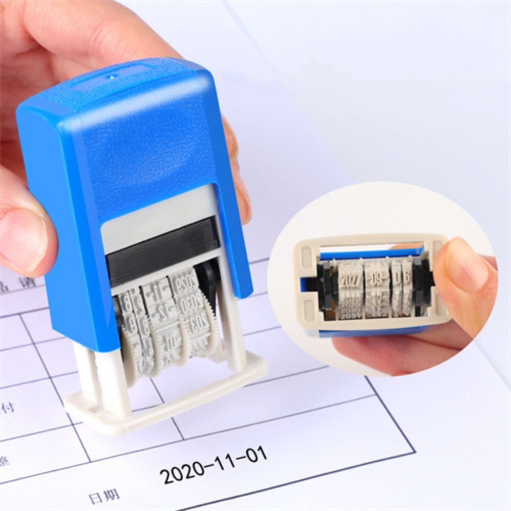 Rubber Date Stamp - Maniglia fai-da-te Conto Data Timbri Timbratura