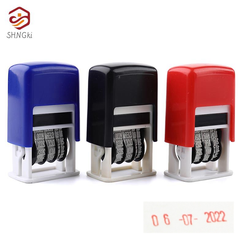 Rubber Date Stamp - 1 pz carino timbro data In