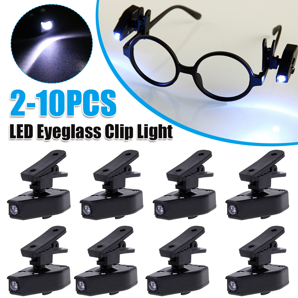 Book Weight Glass - Lampada da Lettura Mini Regolabile LED
