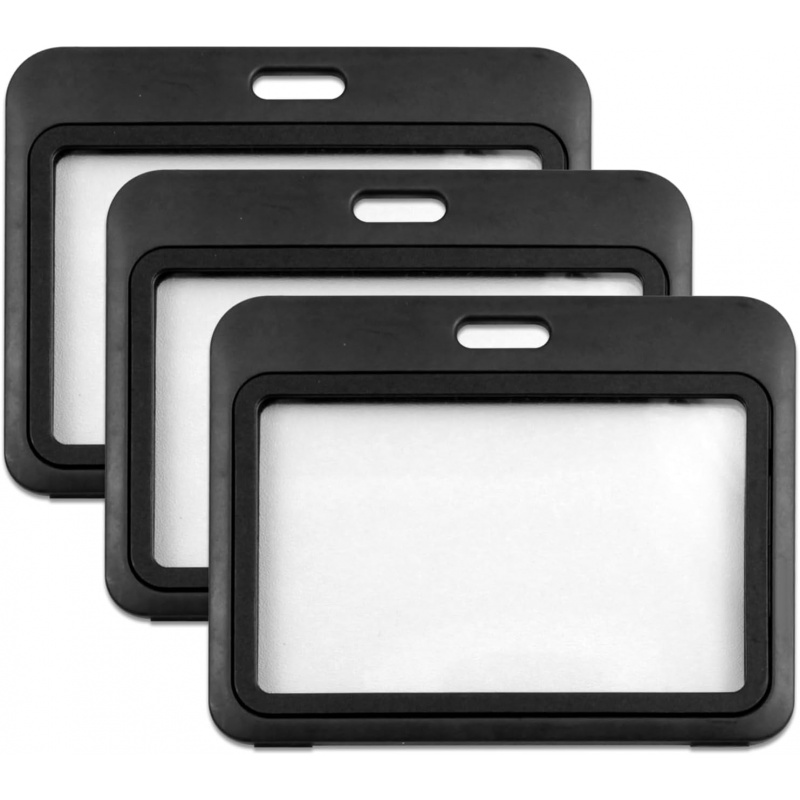 Index Card Holder - Confezione da 3 porta badge identificativi