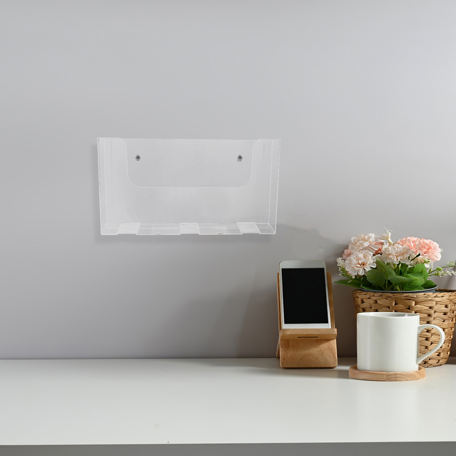 Magazine Holder Rack - 2 Pezzi Portariviste da Parete in
