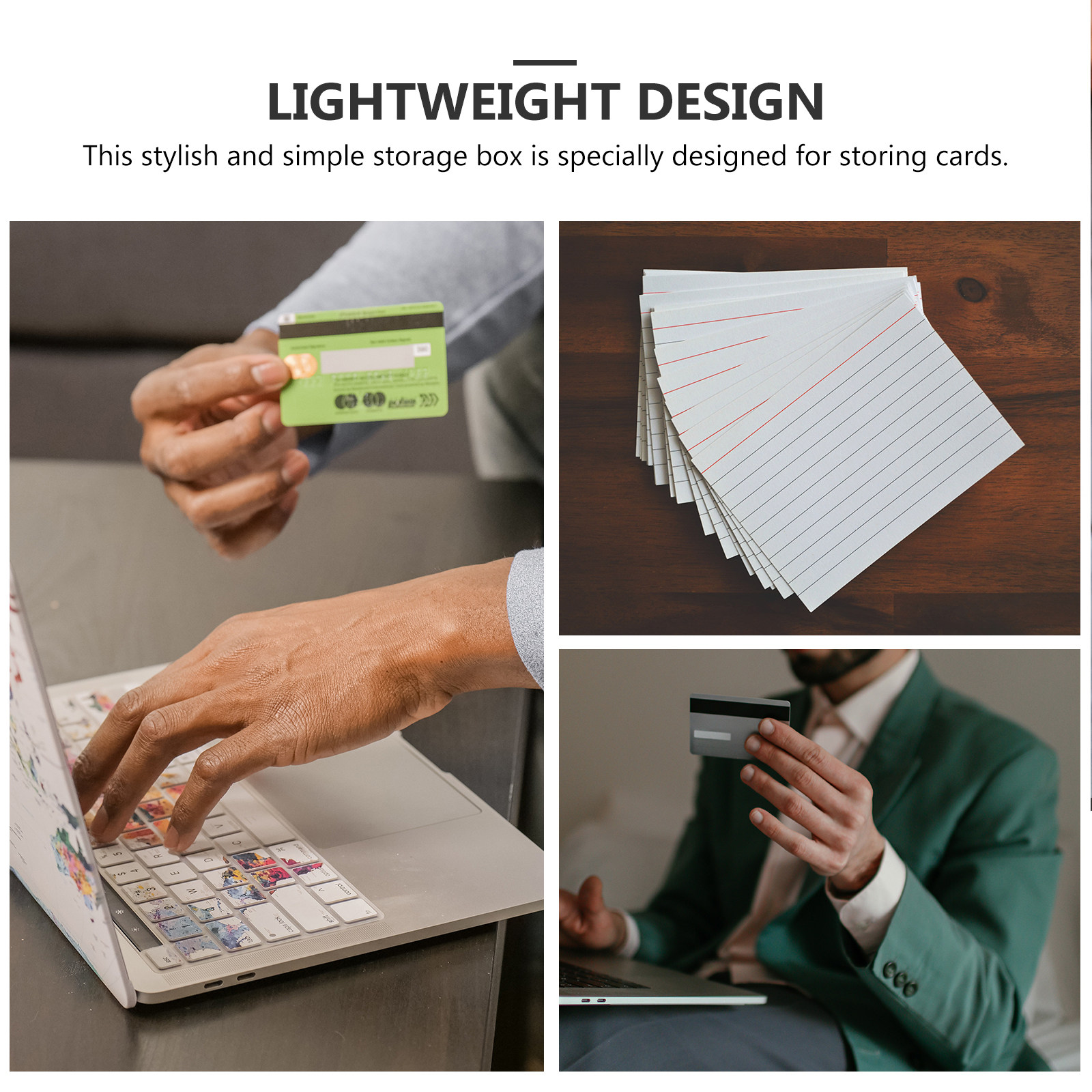 4 Pezzi Scatola Porta Schede R - Index Card Holder recensione e prezzo
