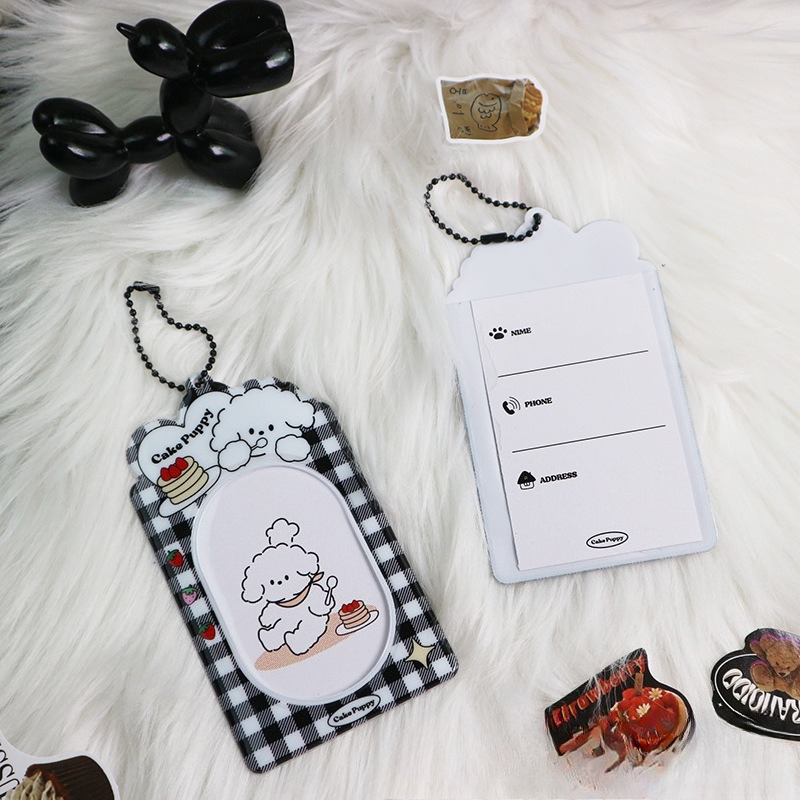 Portachiavi con Porta Badge in - Index Card Holder recensione e prezzo