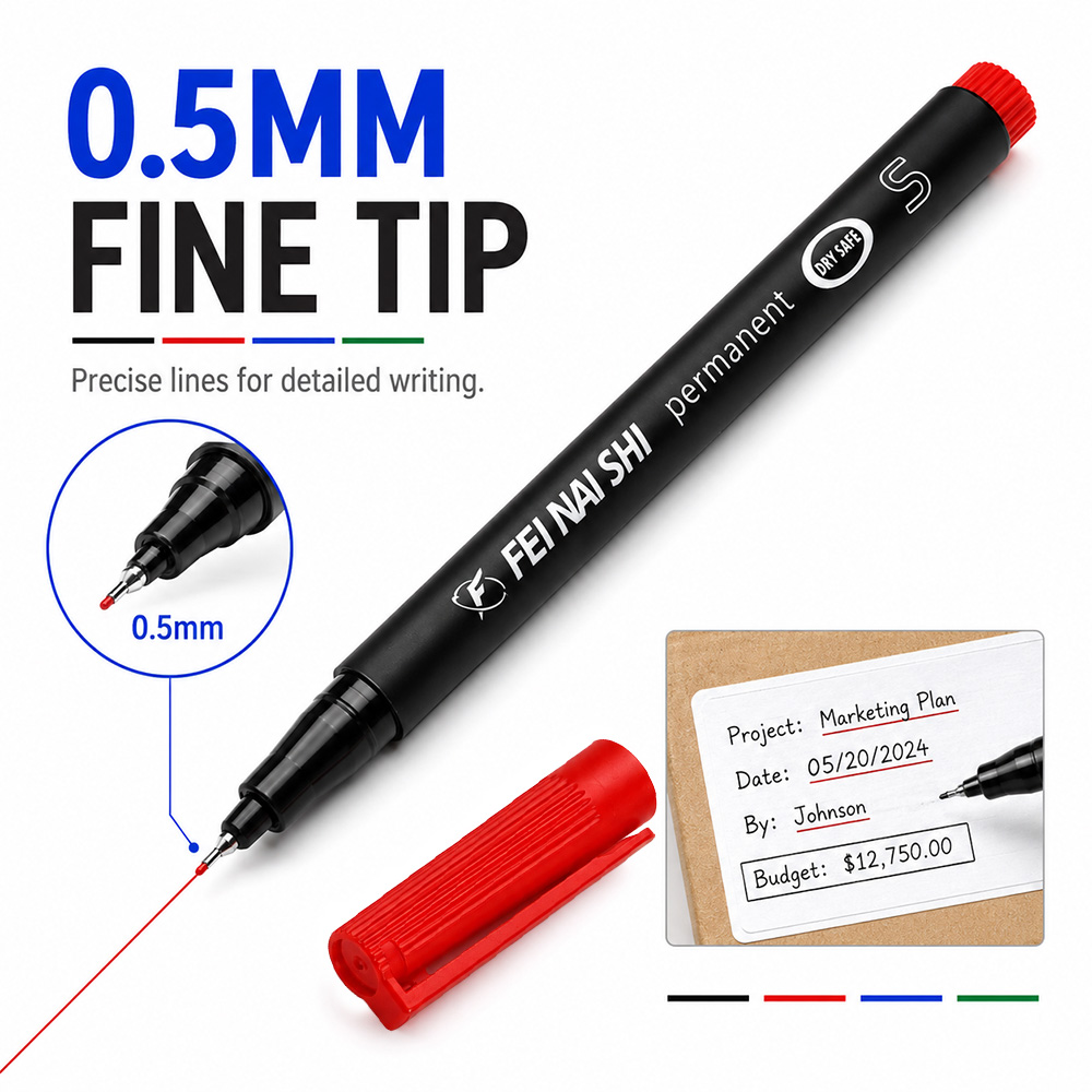 4/12 Pezzi Pennarelli Permanen - Correction Pen Fine recensione e prezzo