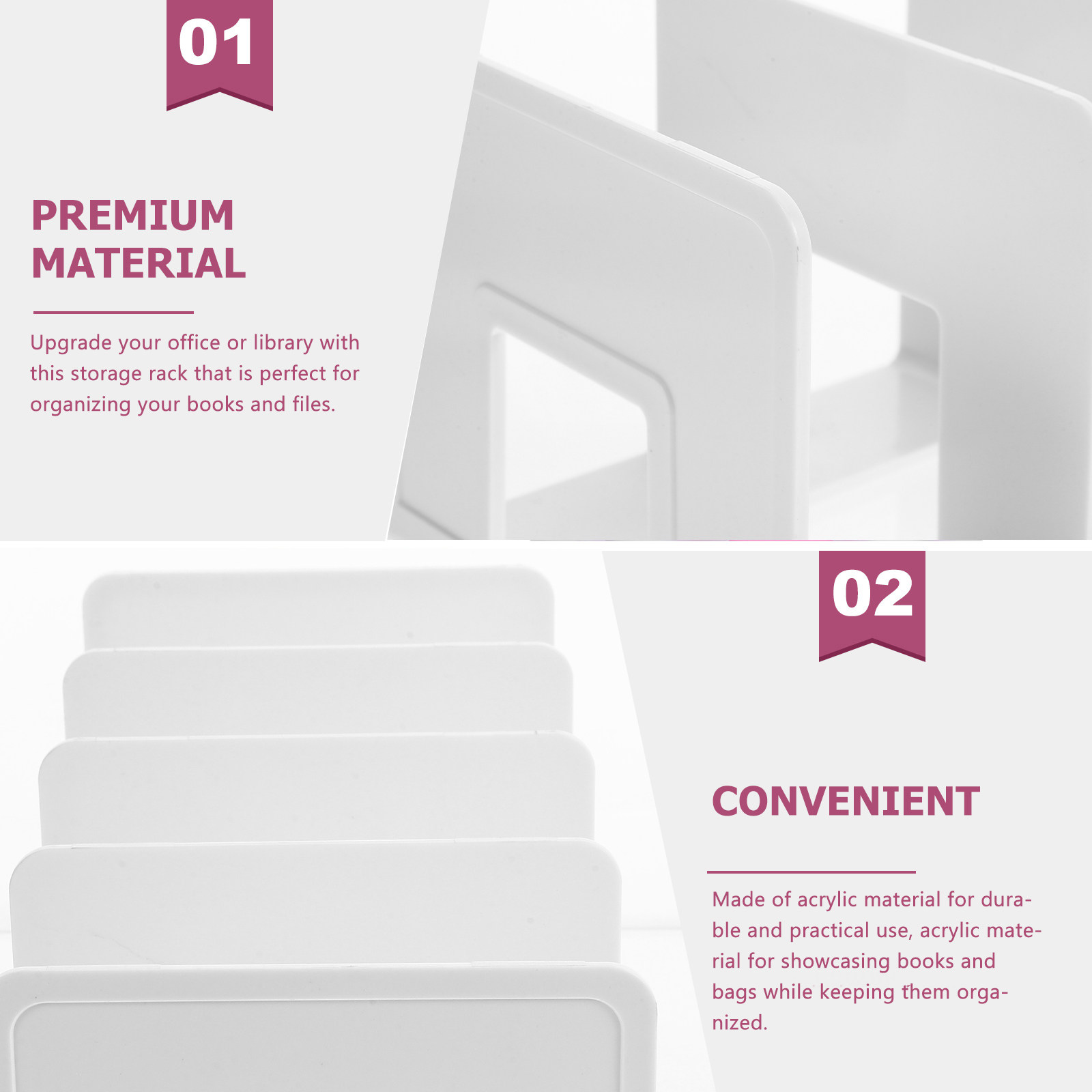 Robusto Porta Documenti in Acr - Magazine Holder Rack recensione e prezzo