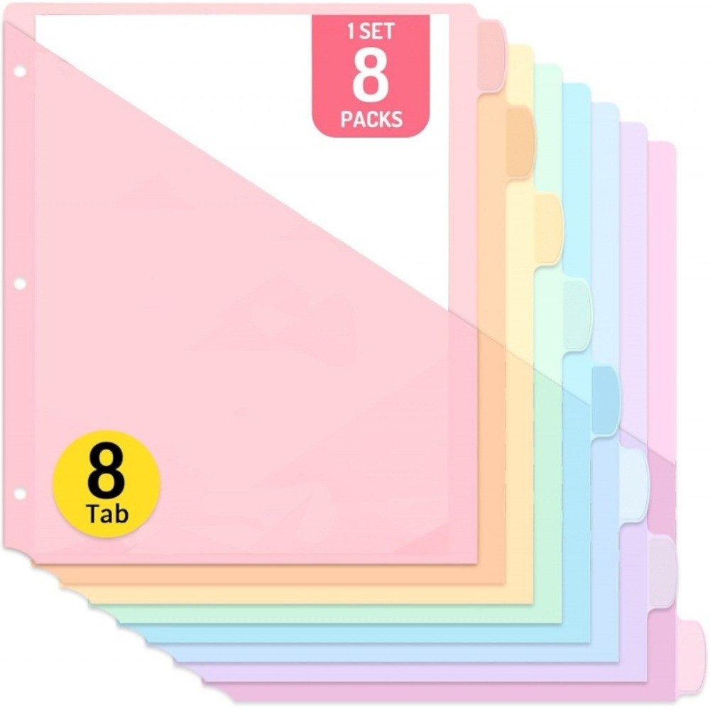 8 divisori per raccoglitore A4 - Tab Divider A4 recensione e prezzo