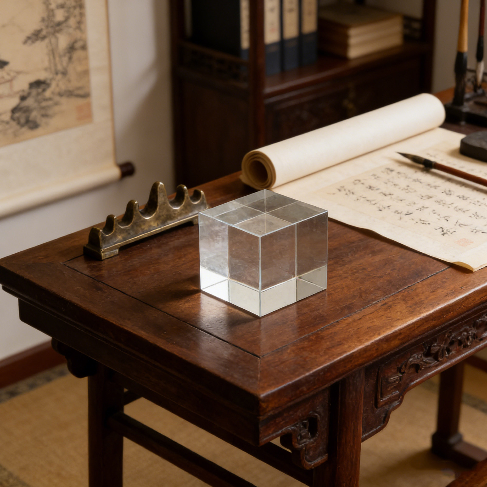 Fermacarte Quadrato in Cristal - Book Weight Glass recensione e prezzo