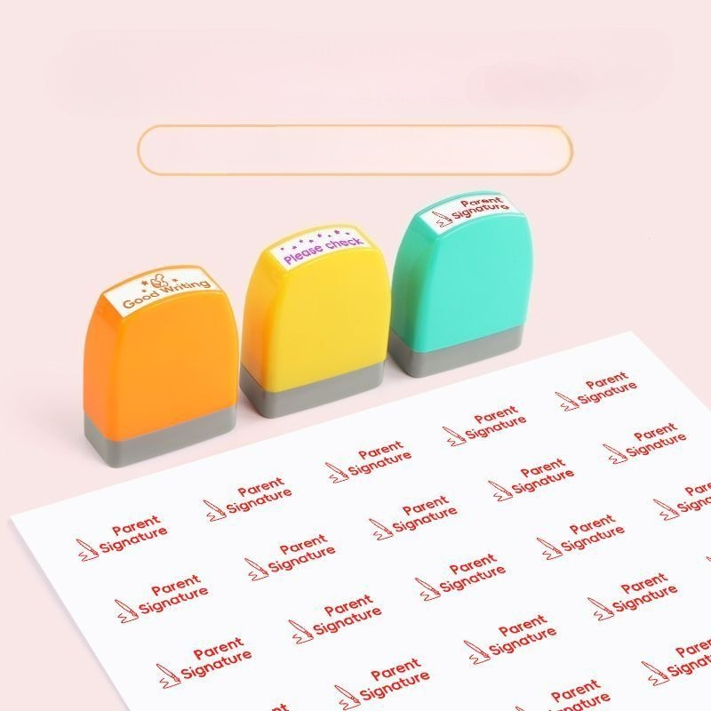 Set di 5 Timbri Colorati per I - Rubber Date Stamp recensione e prezzo