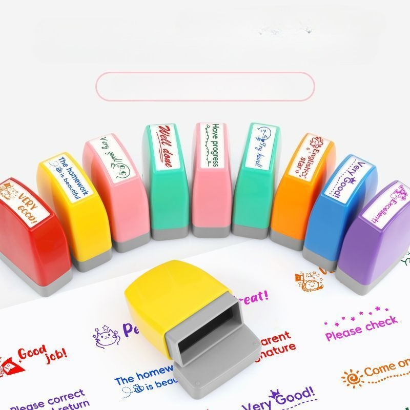 Set di 5 Timbri Colorati per I - Rubber Date Stamp recensione e prezzo